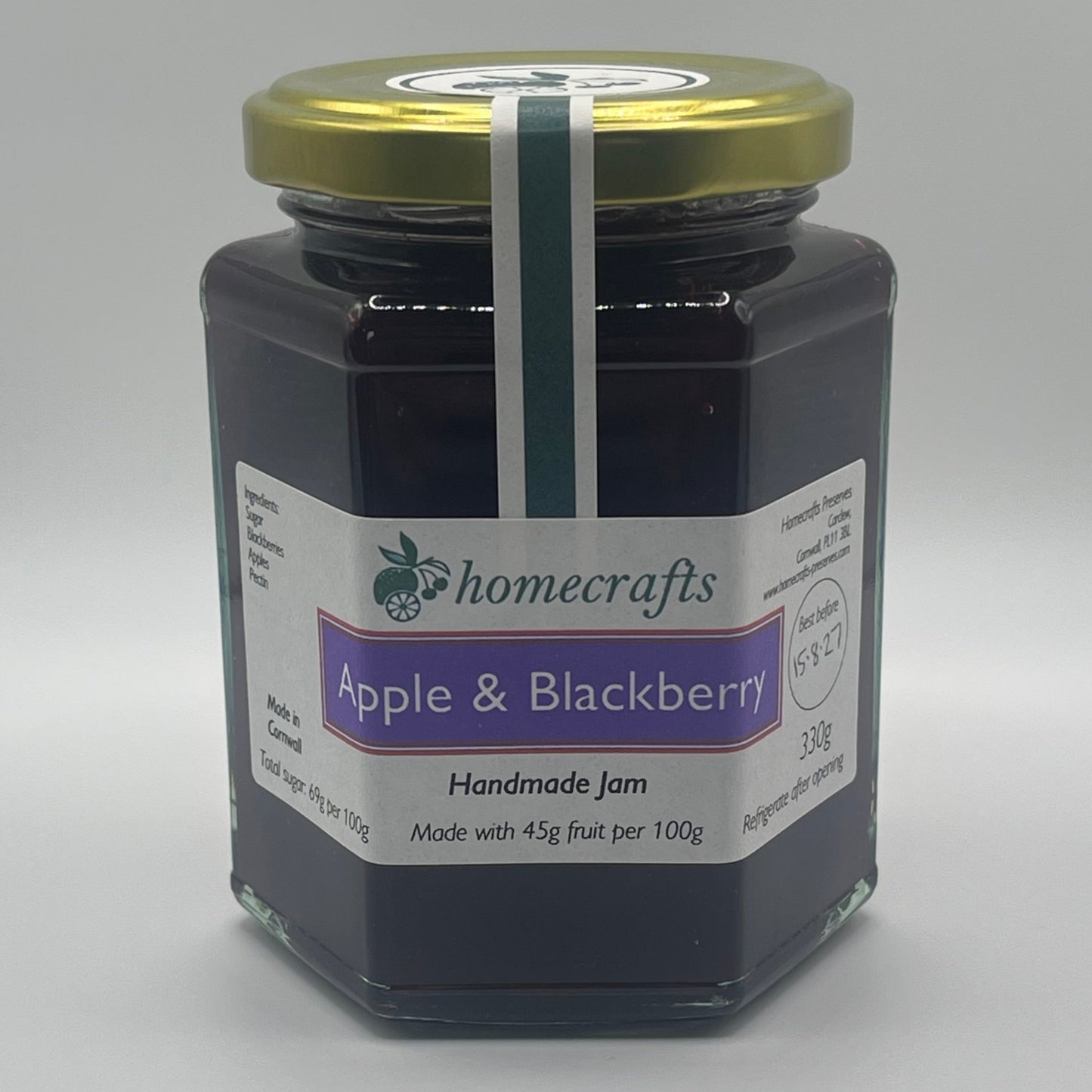 Jar of Apple & Blackberry Jam