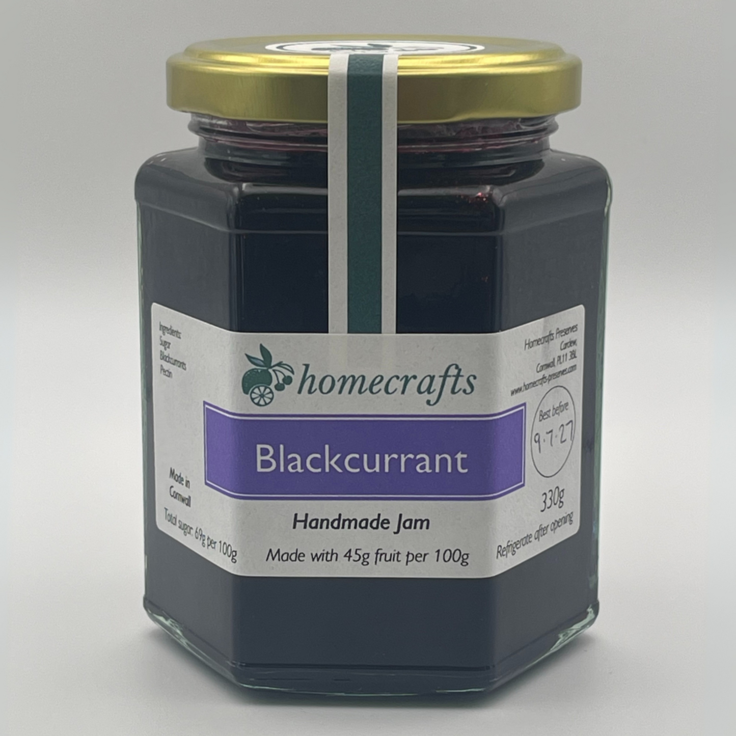 Jar of Blackcurrant Jam