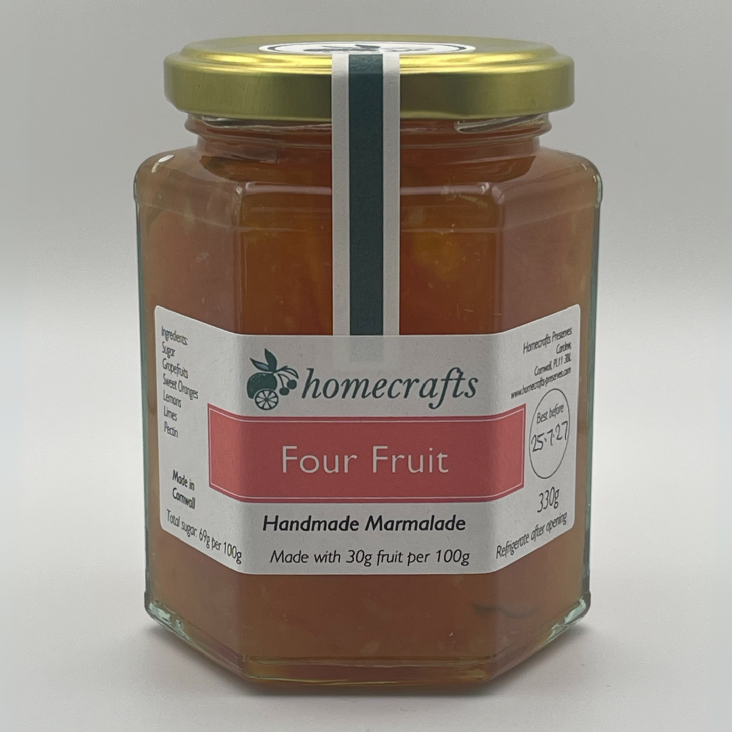 Jar of Four Fruit Marmalade