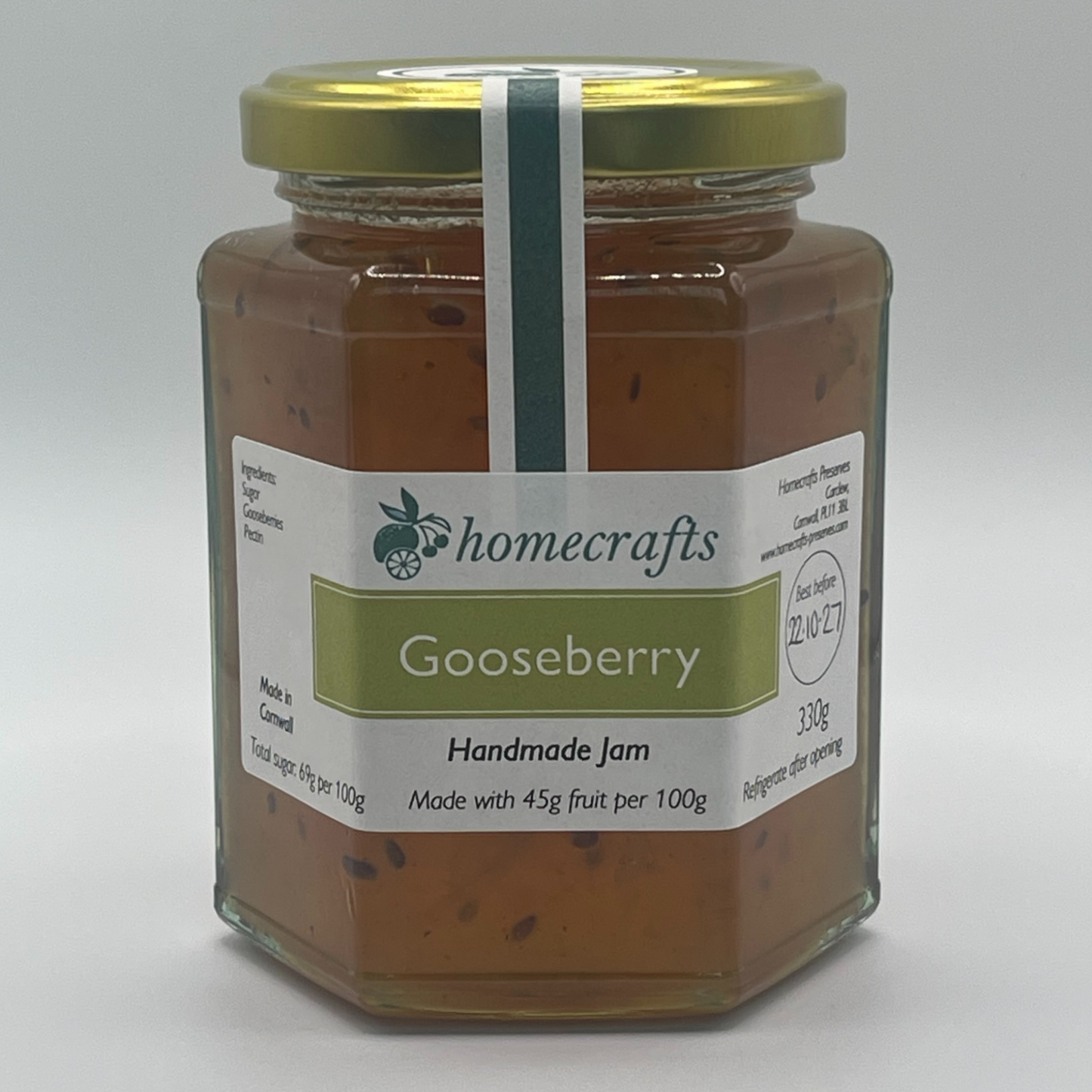 Jar of Gooseberry Jam