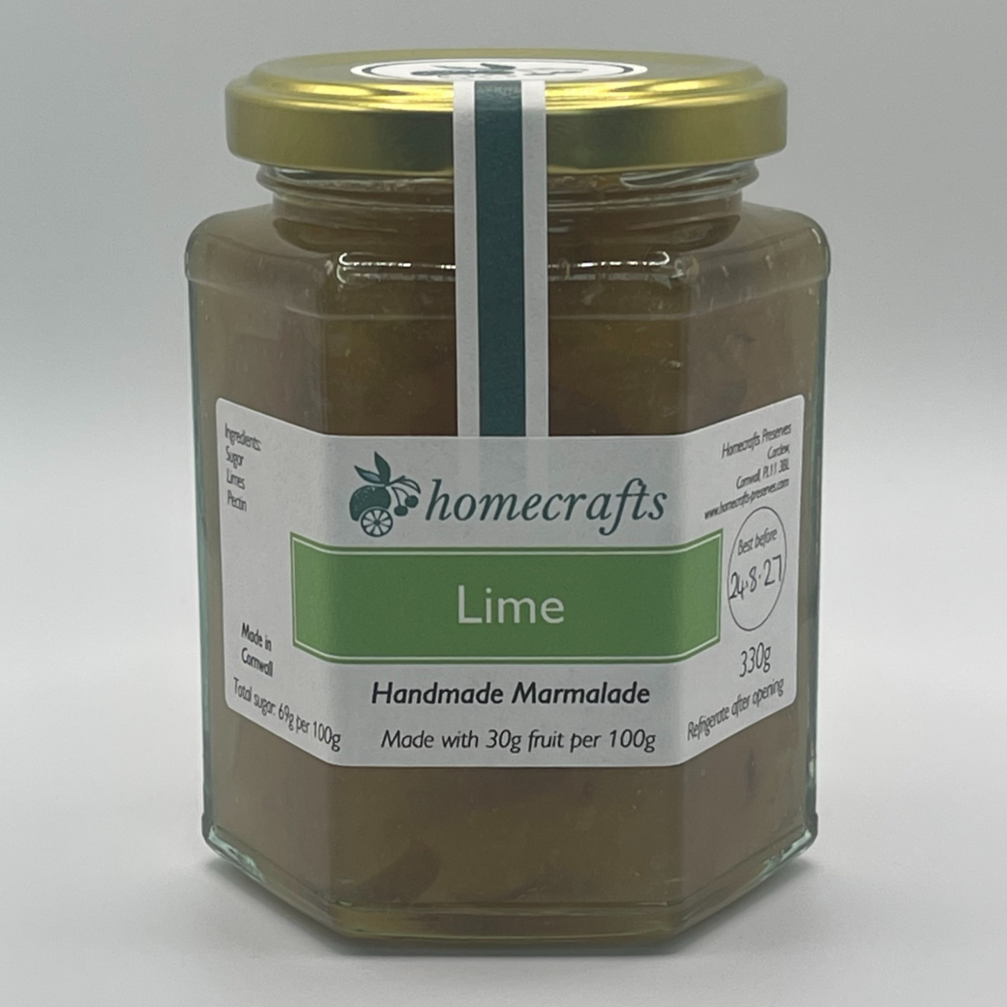 Jar of Lime Marmalade