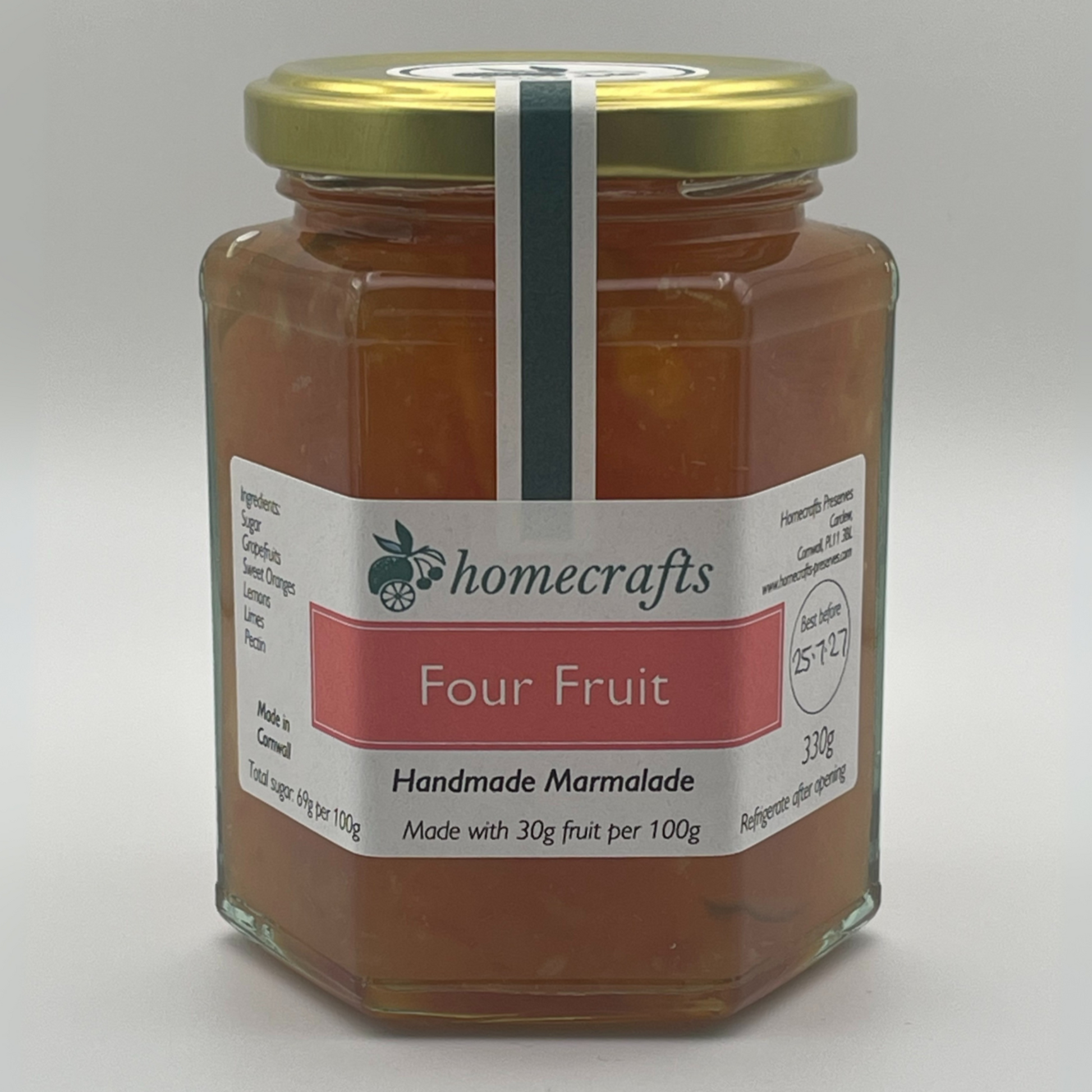Jar of Four Fruit Marmalade