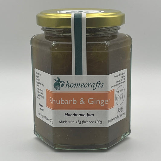 Jar of Rhubarb & Ginger Jam