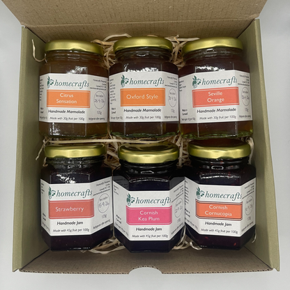 Six Jar Jam & Marmalade Gift Box