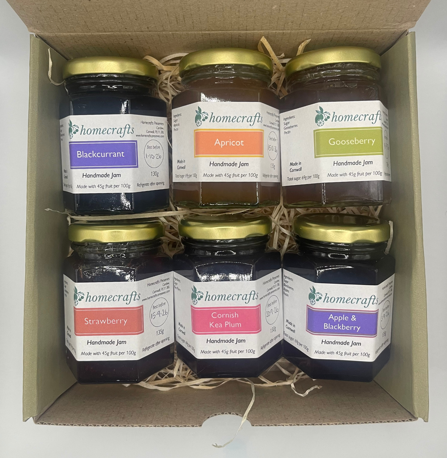 Six Jar Jam Gift Box